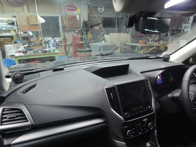 フォレスタ、ツィーター取付