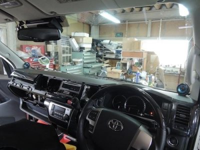 ハイエースワゴン　ブルームーンオーディオツィーター取付