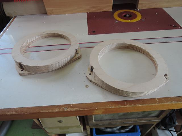 スバルレボーグインナーバッフル、傾斜スペーサー