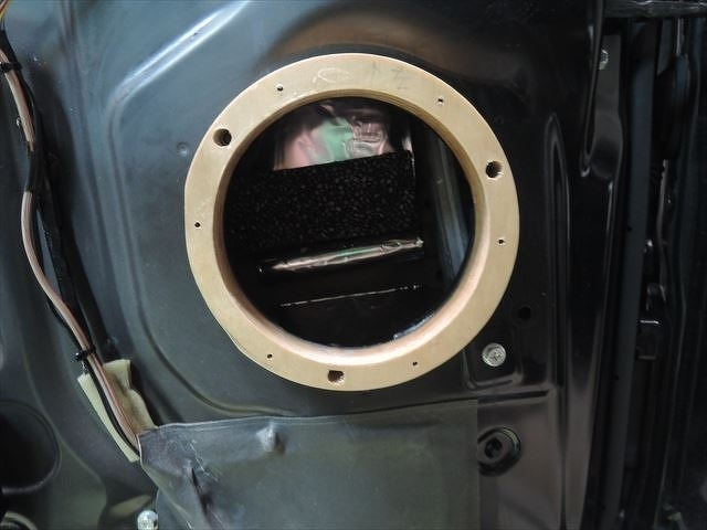 スズキ　スペイシアスピーカー交換　インナーバッフル