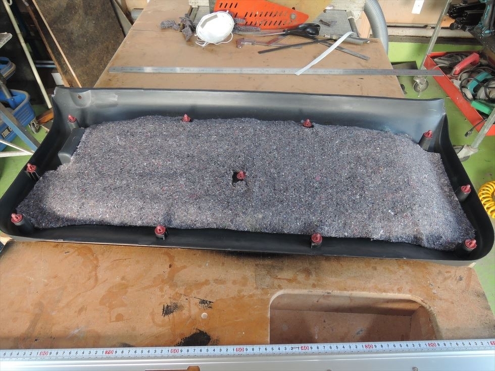 スズキジムニーJB23Wバックドアパネル吸音