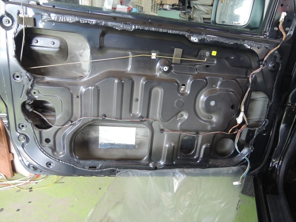 ジムニーフロントドア静音化