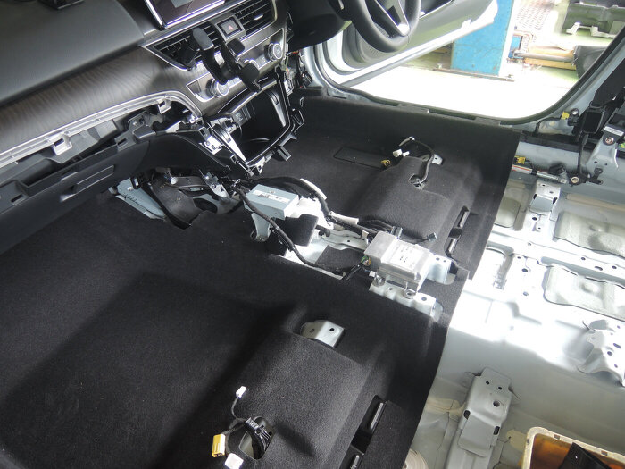 アコードハイブリッドセンターコンソール取り外し