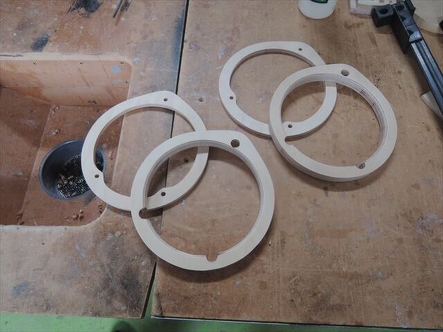 ホンダフリード　インナーバッフル製作