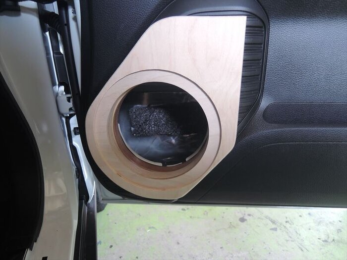 スズキハスラー　スピーカー取付　アウターバッフル化