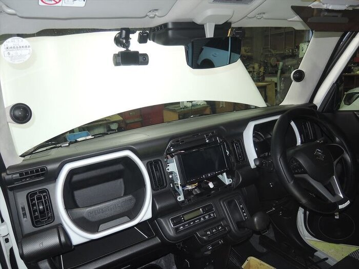 スズキハスラー　ツィーター取付