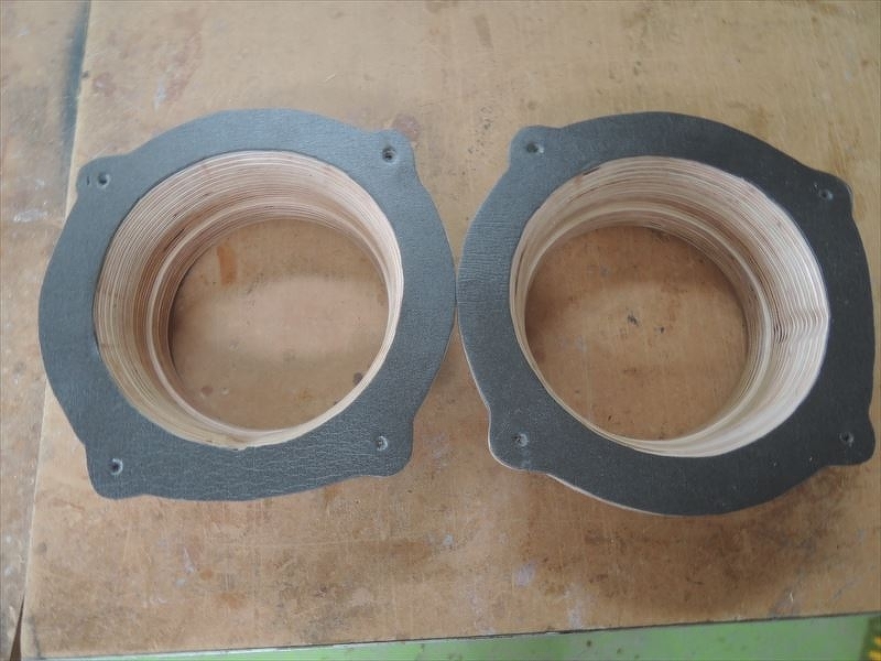 アウディTT　BLAM 165SN45インナーバッフル製作