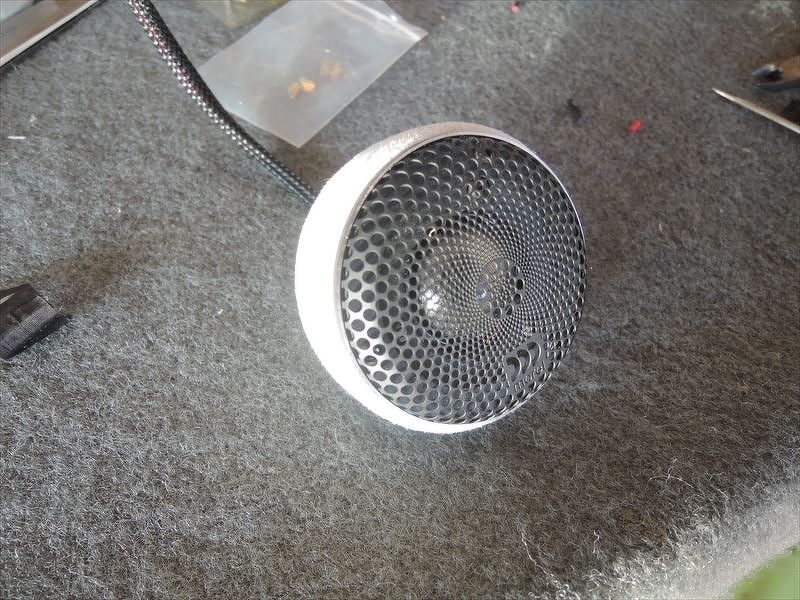 ELATE CARBON PROとフリード専用に製作したツィーターマウント