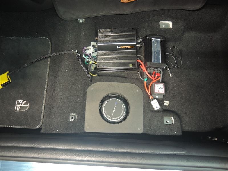 DSPアンプPP-86と電源関係類キャパシター取り付け