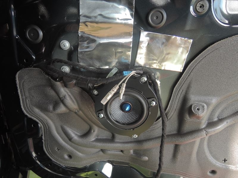 BMW MINI 専用設計 トレードインスピーカーシステム交換　ミッドレンジ