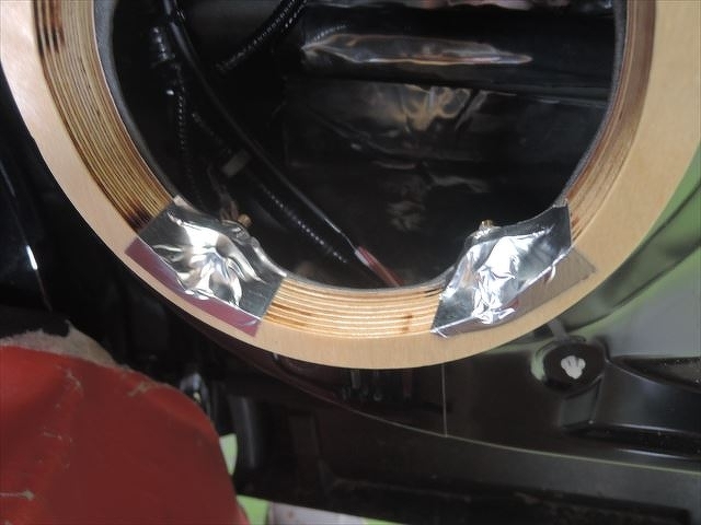 ホンダステップワゴンインナーバッフル防水処理