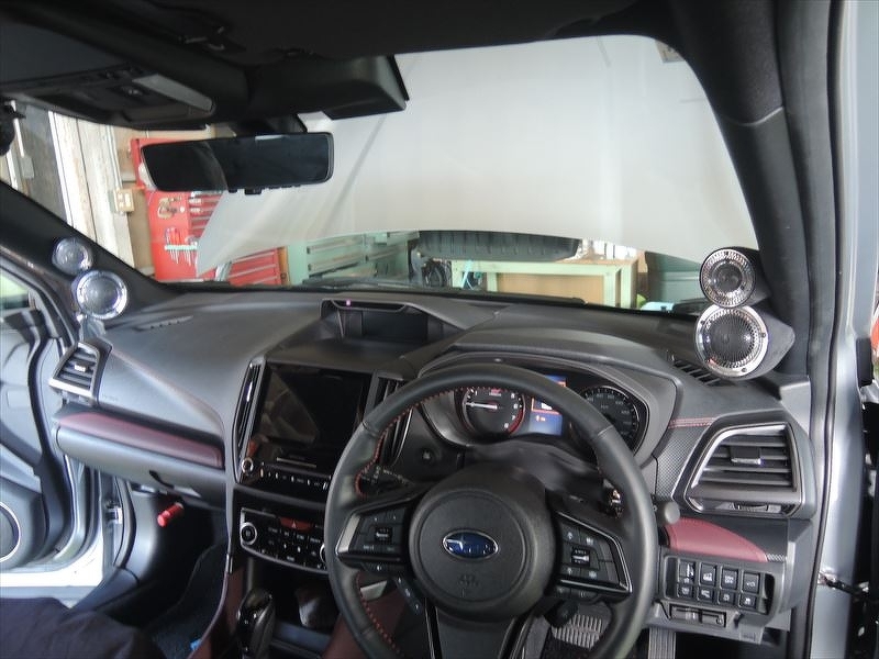 ツイターとミッドレンジの取り付け完成