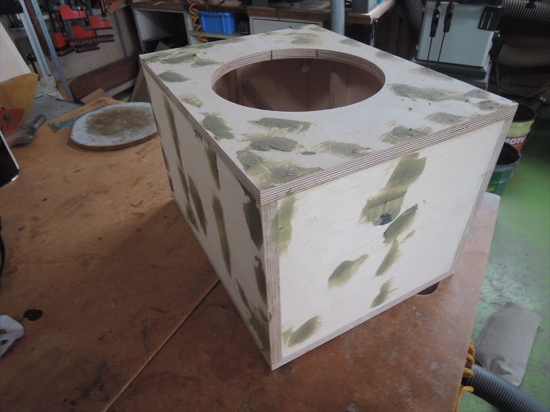 ウーハーボックス製作中