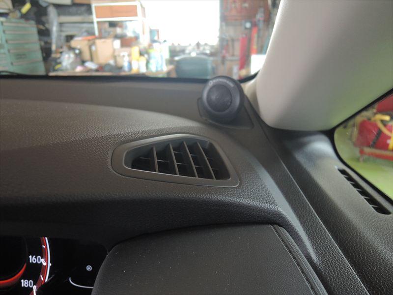 ツィーターカップの製作して取り付け