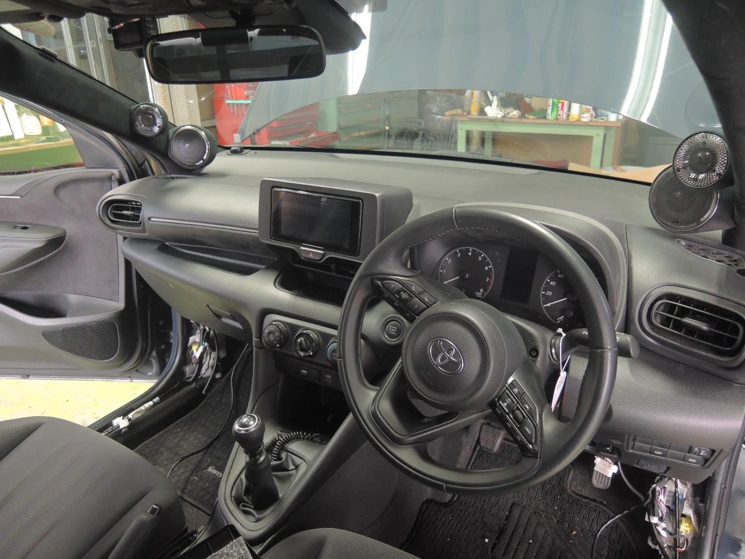 ツイーターとミッドレンジの取付完成