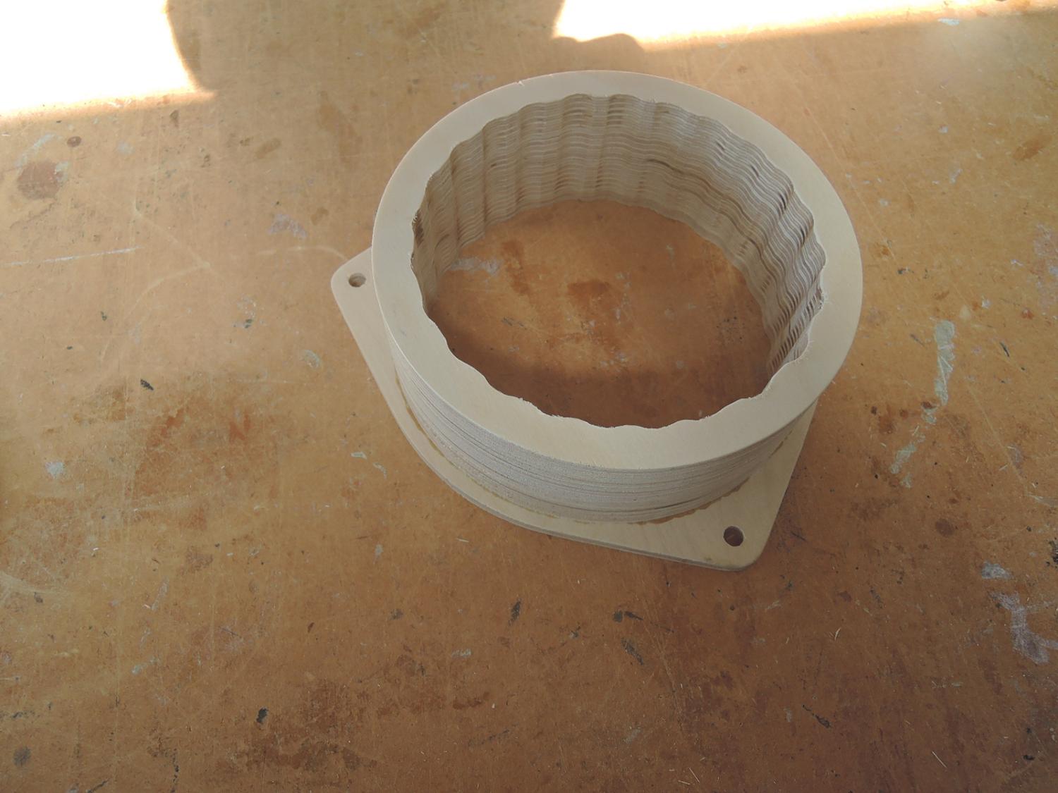 ベースバッフル作成