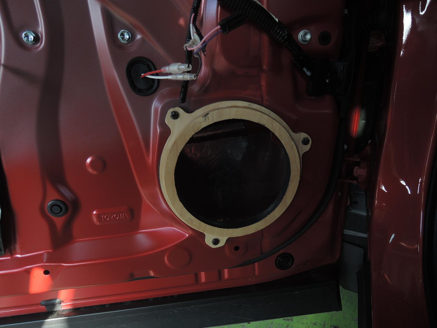 カローラインナーバッフル製作